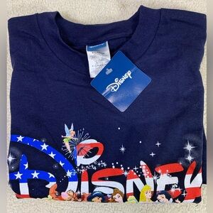 Disney Florida Mickey And Friends Character T-Shirt- Adult Size XL Navy Blue